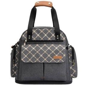 Used ONE TIME! Lekebaby expandable diaper bag